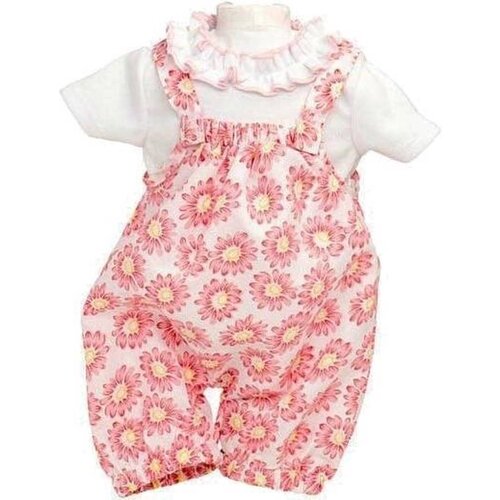 By Astrup Jumpsuit flowers voor poppen van 47-53 cm