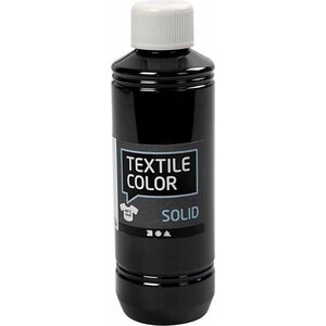 Creotime Textielverf zwart, 250 ml