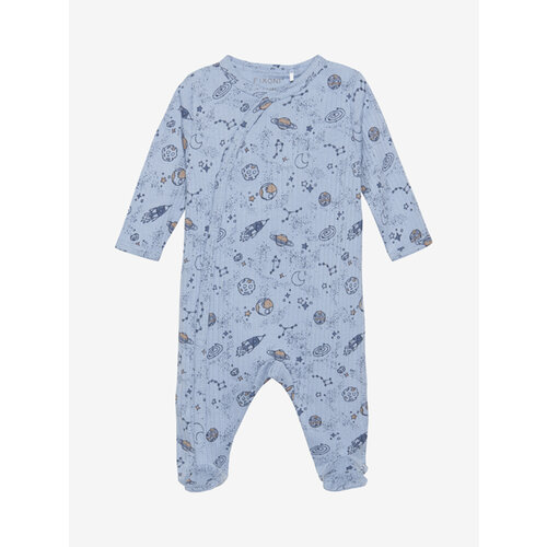 Fixoni Fixoni - Romper LS Rib dusty blue 422553