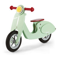 Houten loopfiets Vespa mint