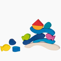 Bouwblokken: onder water