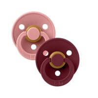 T2 Fopspeen bibs dusty pink / elderberry