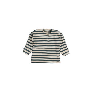 Beans FLY-Striped knitted jersey sweatshirt - Green W2334586