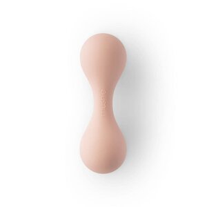 Mushie MUSHIE - RATTLE TOY SILICONE - BLUSH