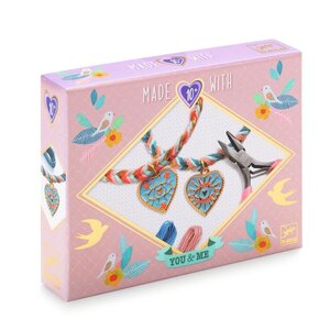 Djeco You&Me - Armbandjes maken 'vriendschappen en harten' (+10j)