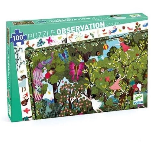 Djeco Observatiepuzzel Tuin Speeltijd 100 st Djeco Observatiepuzzel Tuin Speeltijd 100 st
