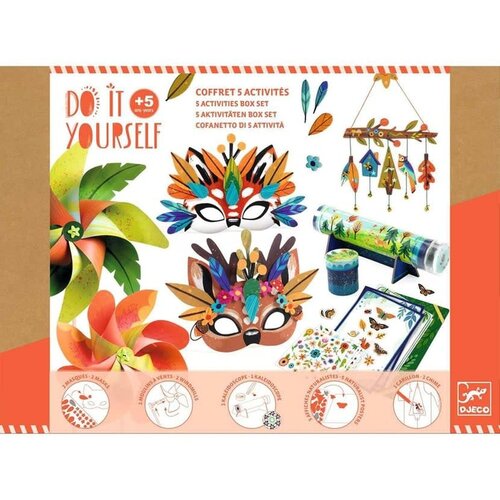Djeco DIY - Multi-activiteiten knutseldoos 'nature' (+5j)