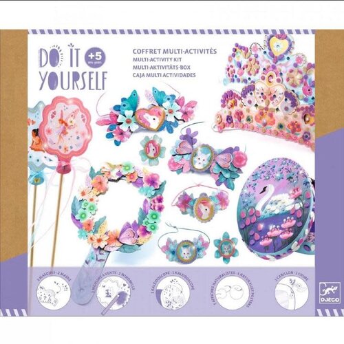Djeco DIY - Multi-activiteiten knutseldoos 'Nymphea' (+5j)
