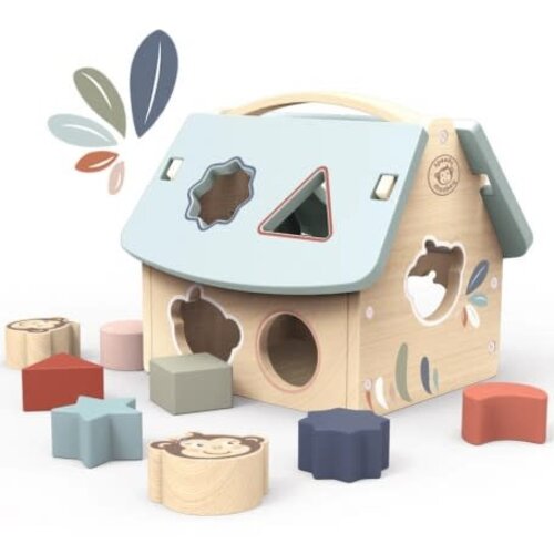 Speedy Monkey Houten huis vormsorteerder Speedy Monkey Speedy Monkey Houten huis vormsorteerder Speedy Monkey