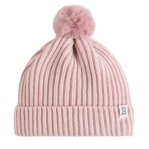 Baby's Only Mutje met pompon one size cool - Oud Roze