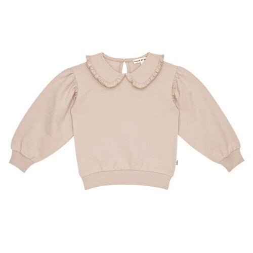House of Jamie Sweater met Ballonmouw en Kraag French Grey - 32305502250 House of Jamie Sweater met Ballonmouw en Kraag French Grey - 32305502250