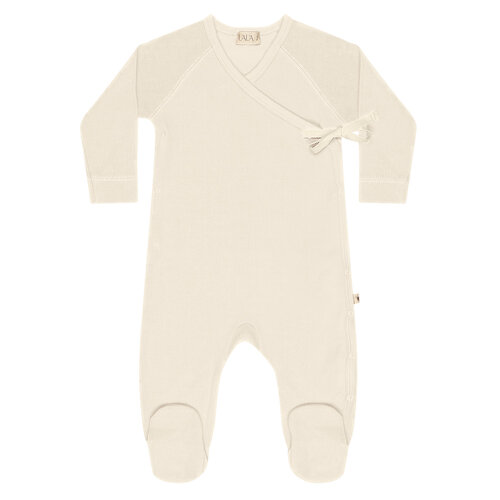 UAUA Collections KIMONO FOOTIE WITH BOW – PERLA UAUA Collections KIMONO FOOTIE WITH BOW – PERLA