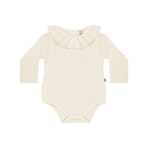 UAUA Collections RUFFLED ONESIE LONG SLEEVES – PERLA