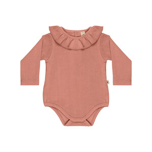 UAUA Collections RUFFLED ONESIE LONG SLEEVES – ROSAS