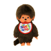 Monchhichi jongen Happy Birthday 20 cm