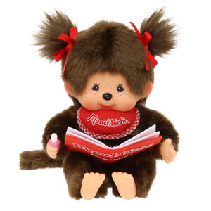 Monchhichi Monchhichi - Meisje met boek (20 cm)