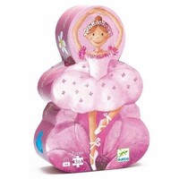 Puzzel ballerina met bloemen 36 st