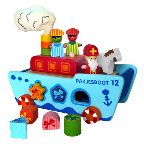 i'm toy Sinterklaasboot met Pasvormen
