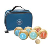 Houten retro petanquespel