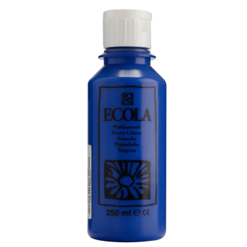 Royal-Talens Ecola plakkaatverf donkerblauw 250 ml