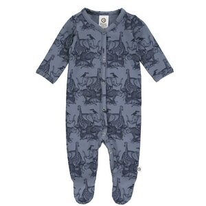 Müsli Mini me bodysuit with feet - Dutsty Blue