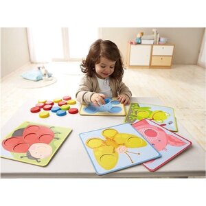 HABA Ordeningsspel - Kakelbonte Dierenwereld (+1.5j)