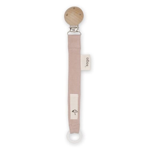 Saga Copenhagen SAGA - PACIFIER CLIP - PALA - MISTY ROSE