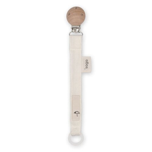 Saga Copenhagen SAGA - PACIFIER CLIP - PALA - CREAM