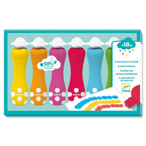 Djeco 6 stempelstiften voor de kleintjes (+18m)