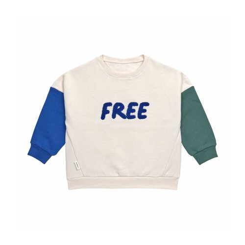 Lassig Kids Sweater GOTS Little Gang Free milky