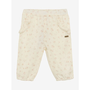 Minymo Minymo - Pants AOP W. Lining -Eggnog 113461