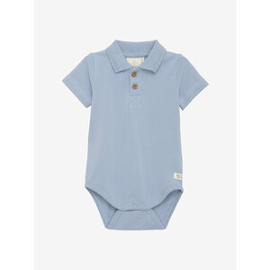 ENFANT En Fant - Body SS Polo - Dusty Blue 215180