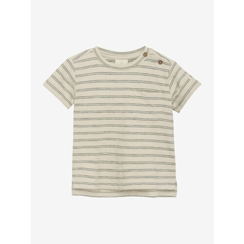 ENFANT En Fant - T-Shirt SS Stripes - Eggnog 230433