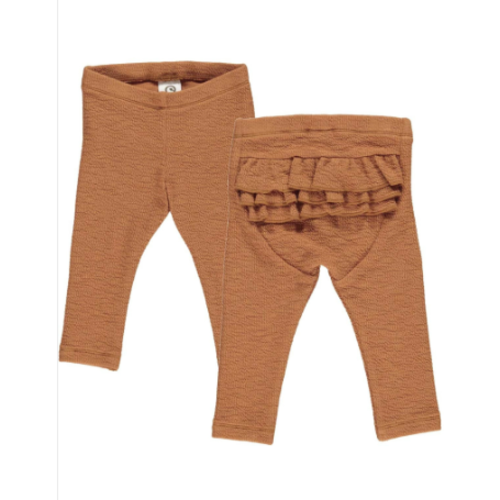 Müsli crepe frill pants baby amber