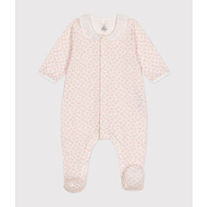 Petit Bateau katoenen babypyjama met bloemenprint