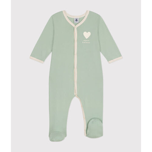 Petit Bateau katoenen babypyjama groen