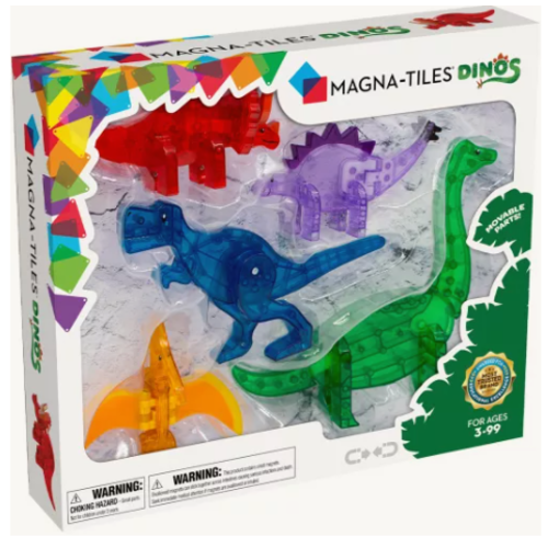 Magna-Tiles Magna-Tiles 22805 - Dino 5 piece set