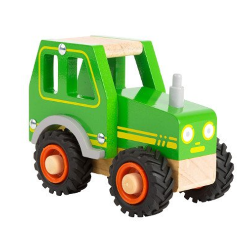 small foot Houten Tractor Groen