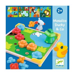 Djeco Spel - Steeknagels "Mosaïco Ducky & Co" (+2j) Djeco Spel - Steeknagels "Mosaïco Ducky & Co" (+2j)