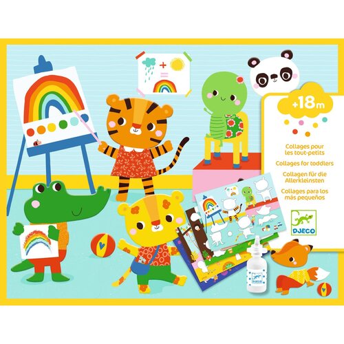 Djeco Knutseldoos - Collage 'De dag' (+18m)