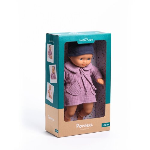 Djeco Pomea - Pop Baby Dahlia Purple (32cm) Djeco Pomea - Pop Baby Dahlia Purple (32cm)
