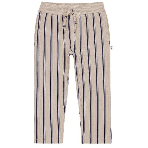 House of Jamie joggers - milky blue vertical stripes