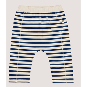 House of Jamie baby slouchy pants - deep blue lines