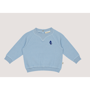 House of Jamie baby triangle sweater - milky blue