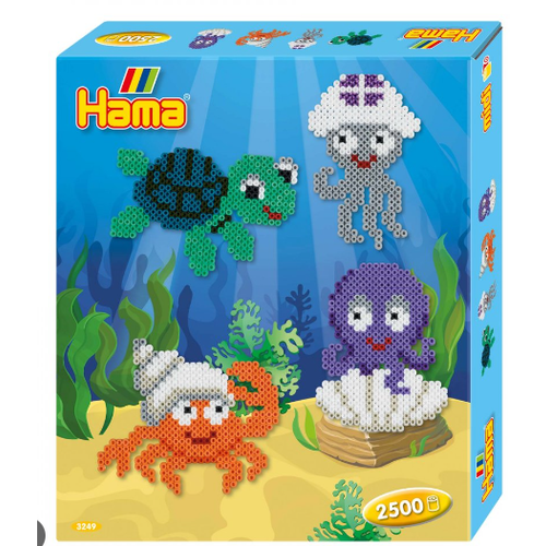 hama strijkparelset - zee - 2500 stk
