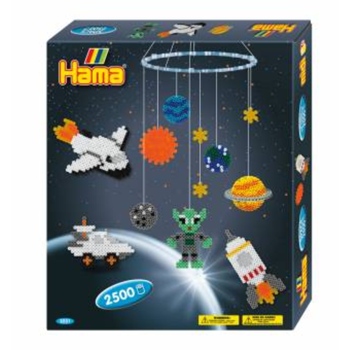 hama strijkparelset ruimte - 2500 stk hama strijkparelset ruimte - 2500 stk