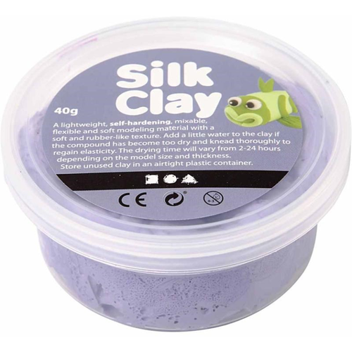 silk clay Silk clay paars 40 gr