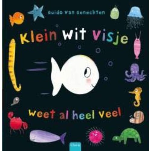 clavis Klein wit visje weet al heel veel