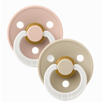 BIBS T1 Fopspeen - GID Vanilla/Blush