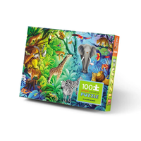 Holografische Puzzel - Jungle Paradise 100st. (+5)